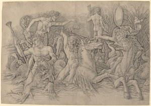 海神の戦い【左半分】 作： Andrea Mantegna
