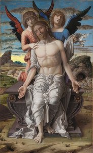 苦痛者としてのキリスト。 1495-1500 作： Andrea Mantegna