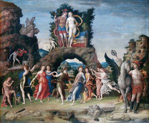 パルナッソス 作： Andrea Mantegna