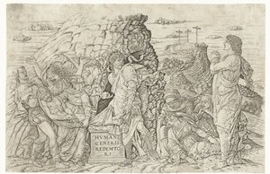 キリストの埋葬 作： Andrea Mantegna
