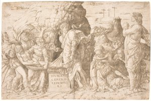 埋葬 作： Andrea Mantegna