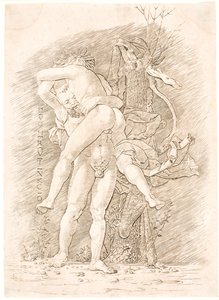 ヘラクレスとアンタイオス 作： Andrea Mantegna
