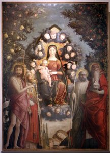 マドンナ・トリブルツィオ 作： Andrea Mantegna