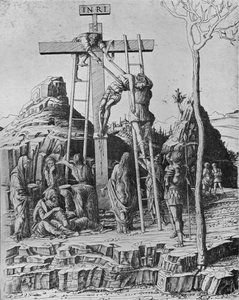 十字架からの降下、1475 作： Andrea Mantegna