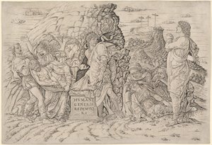 埋葬 作： Andrea Mantegna