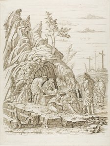 埋葬 作： Andrea Mantegna