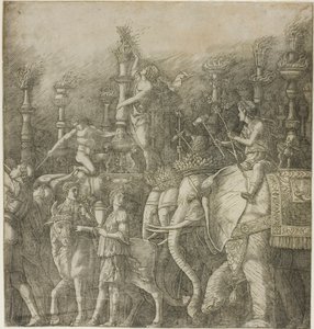 ユリウス・カエサルの勝利 作： Andrea Mantegna