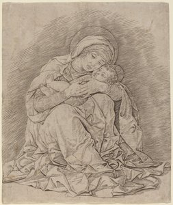 聖母子 作： Andrea Mantegna