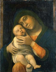 聖母子像 作： Andrea Mantegna