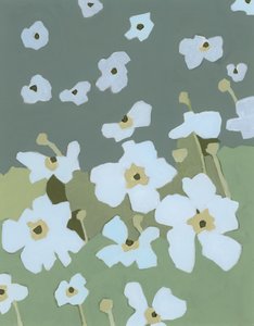 花のシンフォニー、2023年（アクリル、紙） 作： Andrea Mejia
