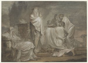 ヴェスタル処女との犠牲シーン 作： Andrea Oppiani
