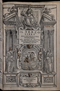アーキテクチャに関する 4 つのボリュームの 3 番目のページ 作： Andrea Palladio