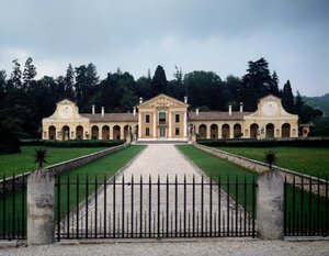 バルバロまたはボルピのヴィラの眺め 作： Andrea Palladio