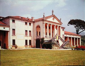 ヴィラピオベーネ、1538 作： Andrea Palladio
