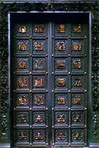 サンジョヴァンニ洗礼堂の南扉、1336年