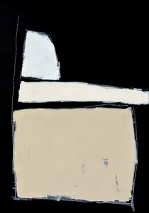 ブラック・ベージュのブロック