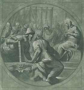医者を混乱させるキリスト、1750-70年。 作： Andrea Scacciati