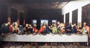 修道院（トンガロ修道院）。絵画。最後の晩餐1506-1507年（絵画） 作： Andrea Solario