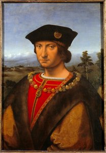 シャルル・ダンボワーズ (1471-1511) の肖像 アンドレア・ソラリオ (1460-1522) のアンドレア・ディ・バルトロによる絵画 16世紀 0.52×0.75m 作： Andrea Solario