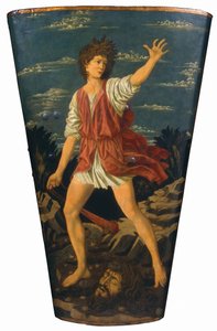 ゴリアテの頭を持つダビデ 作： Andrea del Castagno