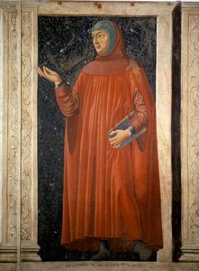 フランチェスコ・ペトラルカの肖像 作： Andrea del Castagno