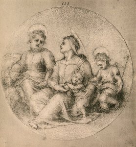 聖ヨハネと聖家族 作： Andrea del Sarto