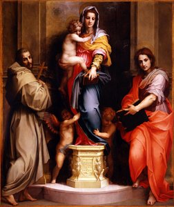 ハーピーのマドンナ 作： Andrea del Sarto