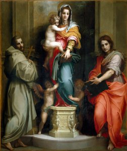 ハーピーのマドンナ 作： Andrea del Sarto