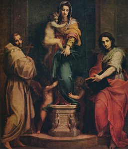 ハーピーのマドンナ、1517年 作： Andrea del Sarto