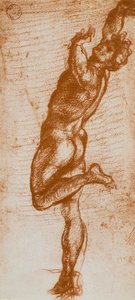 アンドレア・デル・サルトが描いた男性像。内閣描画と版画、ウフィツィ美術館、フィレンツェ 作： Andrea del Sarto