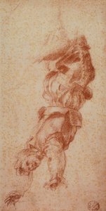 邪悪な人物;アンドレア・デル・サルトの絵。内閣描画と版画、ウフィツィ美術館、フィレンツェ 作： Andrea del Sarto