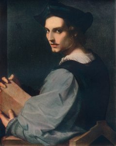 若い男の肖像、c1517、1911 作： Andrea del Sarto