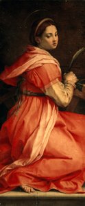 アレクサンドリアの聖カタリナ、1530年頃 作： Andrea del Sarto