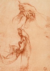 手の研究 作： Andrea del Sarto