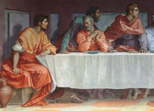 最後の晩餐》 アンドレア・デル・サルトことアンドレア・ダニョーロ作 作： Andrea del Sarto