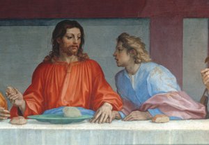 最後の晩餐》 アンドレア・デル・サルトことアンドレア・ダニョーロ作 作： Andrea del Sarto