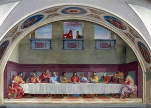 最後の晩餐 作： Andrea del Sarto