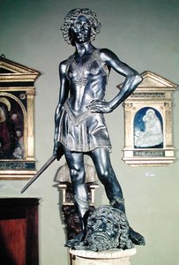 ダビデ、1470年頃（ブロンズ）（93596も参照 作： Andrea del Verrocchio