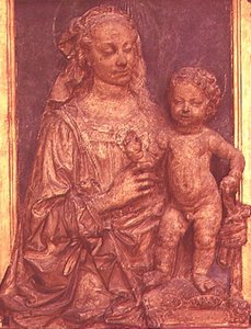 聖母子像（木製） 作： Andrea del Verrocchio