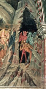 虚無への下降、スペインのチャペルより 作： Andrea di Bonaiuto (fl.1343 77)