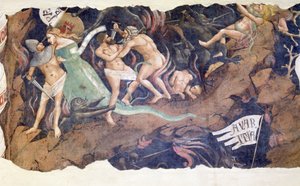 死の勝利、1348年、詳細 作： Andrea di Cione Orcagna