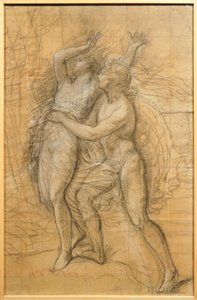 アンドレア・アピアーニ（1754-1817）の「アポロとダフネ」、ドローイング 作： Andrea the Elder Appiani