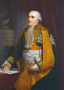 イタリア王国内務大臣ブレーメ侯爵ルイジ・ジュゼッペ・アルボリオ・ディ・ガッティナーラ（1754-1828）の肖像画（アンドレア・アッピアーニ作 作： Andrea the Elder Appiani