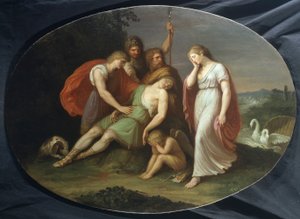 アドニスの死 作： Andrea the Elder Appiani