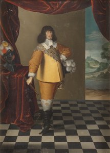 デンマークとノルウェーのフレデリック 3 世王 - デンマークとノルウェーのフレデリック 3 世王 (1609-1670) の肖像、Magerstadt (Magerstaedt、Magerstetten)、Andreas (1639-1651 活動) 作。 キャンバスに油彩。 寸法：55x38cm。 ストックホルム国立博物館 作： Andreas (active 1639 1651) Magerstadt