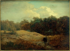 森の裾 作： Andreas Achenbach