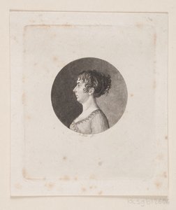 不明な女性の肖像 作： Andreas Flint