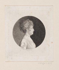 不明な女性の肖像 作： Andreas Flint