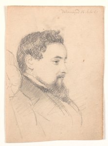 男性のポートレート、横顔を右に 作： Andreas Fritz