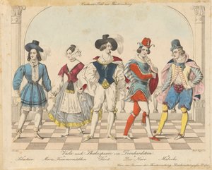 デインハルトスタインによるシェイクスピアの後のヴィオラ - Theatrezeitung の衣装写真 作： Andreas Geiger